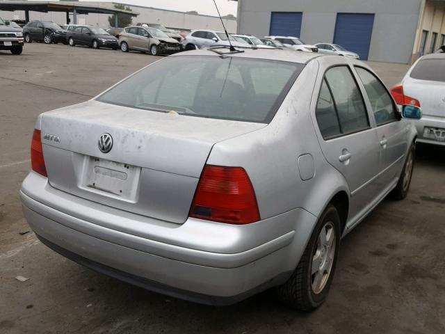 3VWSK69MX1M091429 - 2001 VOLKSWAGEN JETTA GLS SILVER photo 4