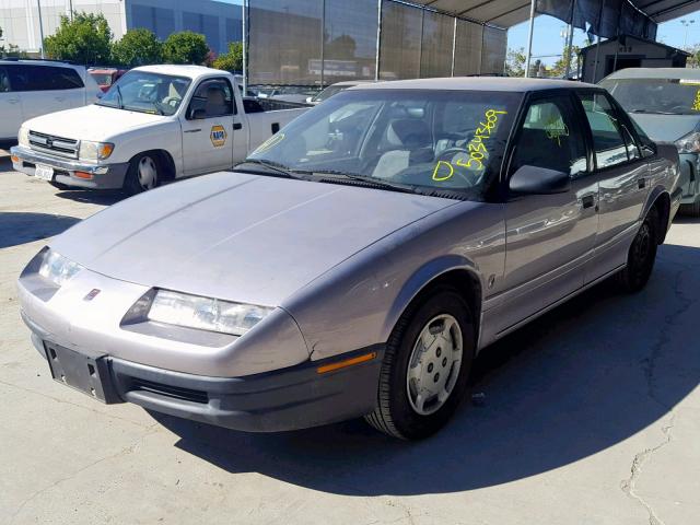 1G8ZH5599RZ341839 - 1994 SATURN SL1 GRAY photo 2