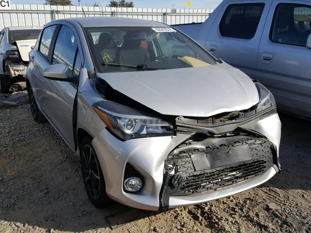 VNKKTUD32GA070235 - 2016 TOYOTA YARIS L SILVER photo 1