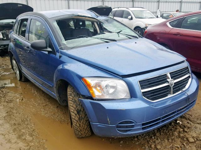 1B3HB48C47D218630 - 2007 DODGE CALIBER SX BLUE photo 1