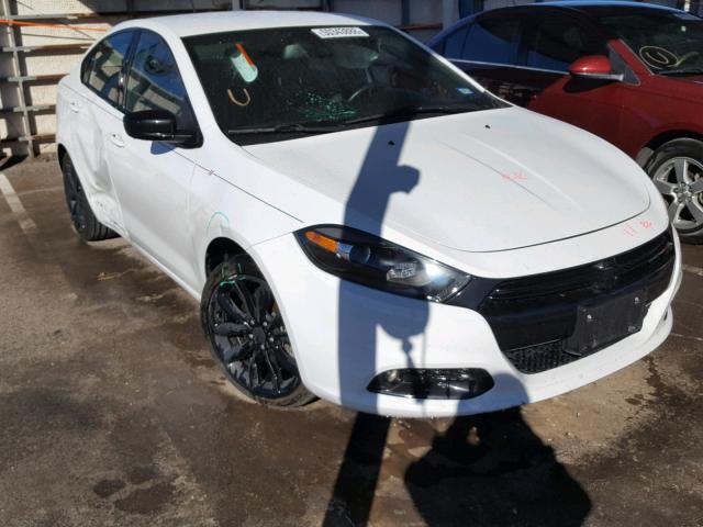 1C3CDFFAXGD791598 - 2016 DODGE DART SXT S WHITE photo 1