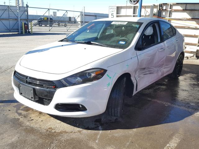 1C3CDFFAXGD791598 - 2016 DODGE DART SXT S WHITE photo 2