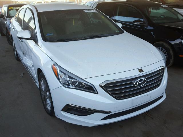 5NPE34AF5FH017542 - 2015 HYUNDAI SONATA SPO WHITE photo 1