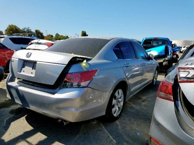 JHMCP26738C065247 - 2008 HONDA ACCORD EX SILVER photo 4