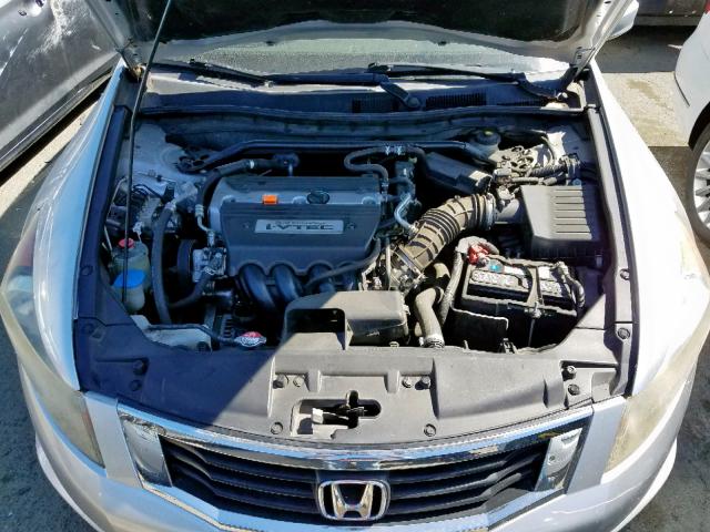 JHMCP26738C065247 - 2008 HONDA ACCORD EX SILVER photo 7