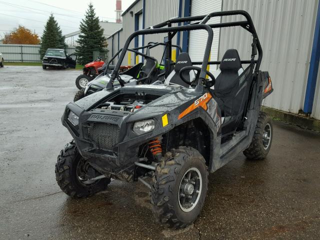 4XAVHE576GB333617 - 2016 POLARIS RZR 570 EP BLACK photo 2