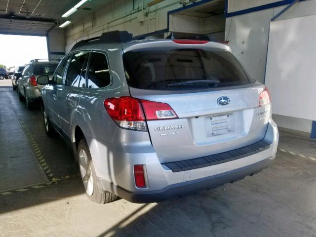 4S4BRBKC7D3291727 - 2013 SUBARU OUTBACK 2. SILVER photo 3