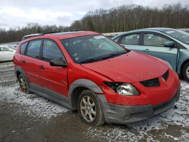 5Y2SL62824Z435142 - 2004 PONTIAC VIBE RED photo 1