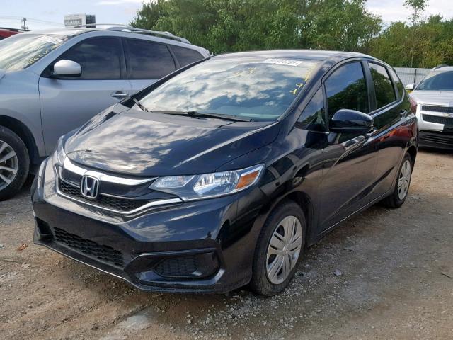 3HGGK5H4XJM728535 - 2018 HONDA FIT LX BLUE photo 2