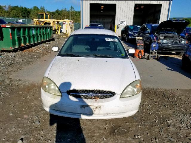 1FAFP55UX3A264247 - 2003 FORD TAURUS SES WHITE photo 9