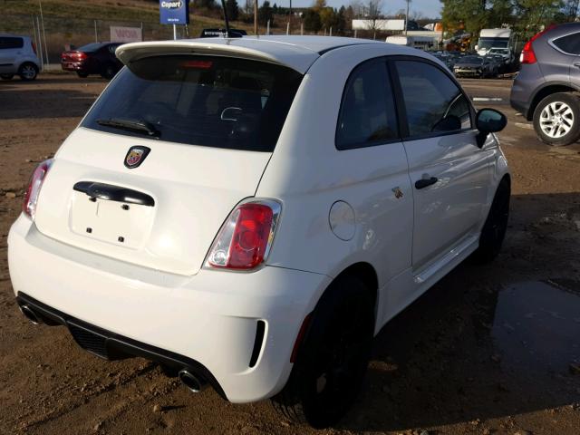 3C3CFFFH9DT749243 - 2013 FIAT 500 ABARTH WHITE photo 4