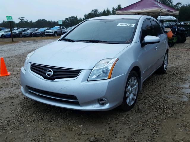 3N1AB6AP1CL697105 - 2012 NISSAN SENTRA 2.0 SILVER photo 2