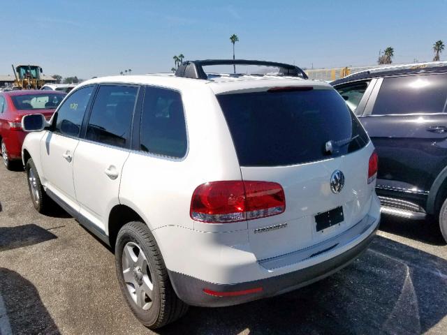 WVGZG77L65D062719 - 2005 VOLKSWAGEN TOUAREG 3. WHITE photo 3