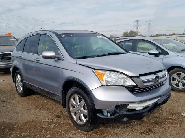 JHLRE48708C042327 - 2008 HONDA CR-V EXL SILVER photo 1