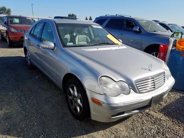 WDBRF61JX3E012923 - 2003 MERCEDES-BENZ C 240 SILVER photo 1