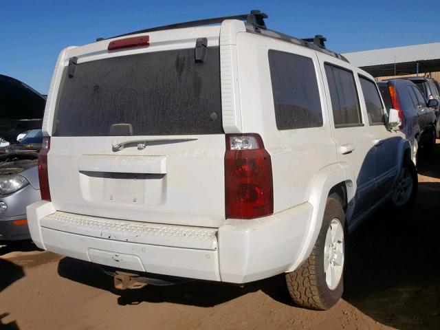 1J8HG48N96C335005 - 2006 JEEP COMMANDER თეთრი ფოტო 4