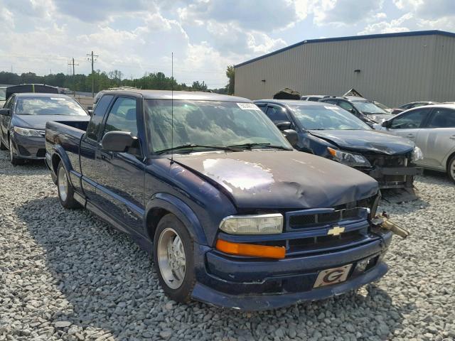 1GCCS19W028131552 - 2002 CHEVROLET S TRUCK S1 BLUE photo 1