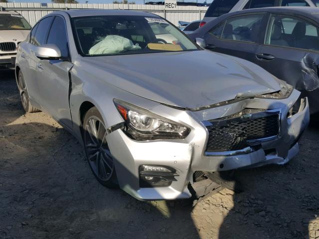 JN1BV7AP3EM684981 - 2014 INFINITI Q50 BASE SILVER photo 1