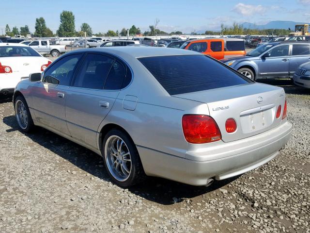 JT8BD69S720159619 - 2002 LEXUS GS 300 SILVER photo 3