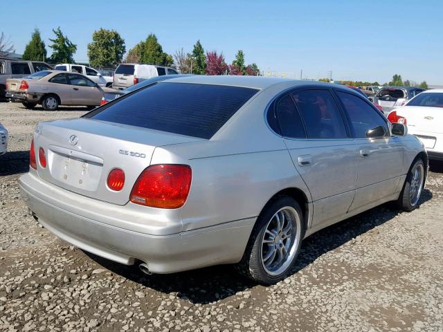 JT8BD69S720159619 - 2002 LEXUS GS 300 SILVER photo 4