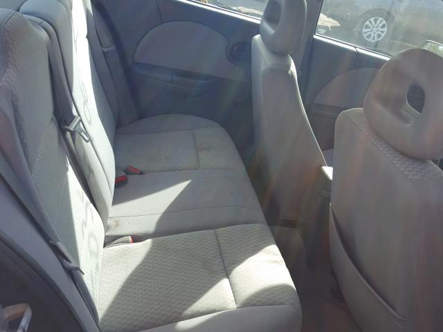 1G8AJ55F97Z185631 - 2007 SATURN ION LEVEL BLACK photo 6