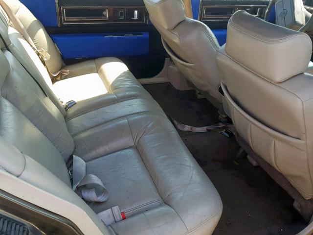 1G6CD53B9P4240200 - 1993 CADILLAC DEVILLE GRAY photo 6