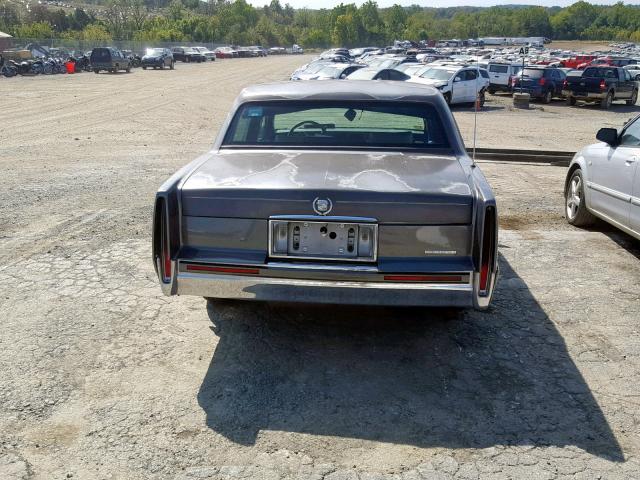 1G6CD53B9P4240200 - 1993 CADILLAC DEVILLE GRAY photo 9