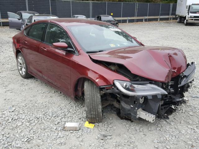 1C3CCCBB6FN745047 - 2015 CHRYSLER 200 S RED photo 1