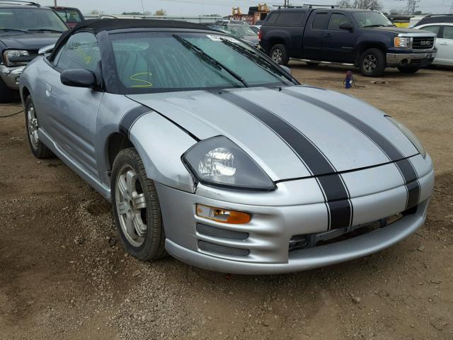 4A3AE85H61E048798 - 2001 MITSUBISHI ECLIPSE SP SILVER photo 1