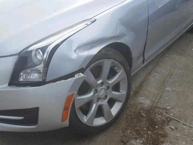 1G6AA5RX0F0112906 - 2015 CADILLAC ATS SILVER photo 9