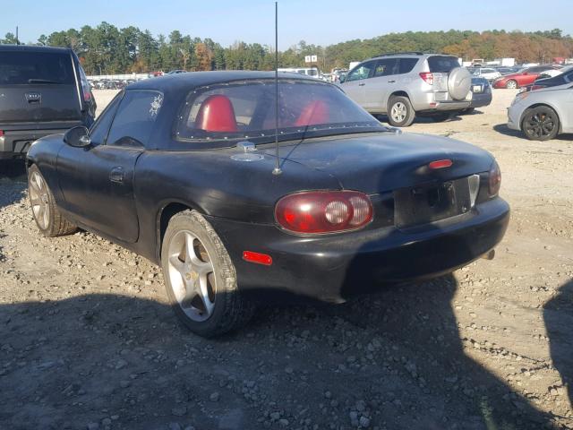 JM1NB353930302671 - 2003 MAZDA MX-5 MIATA BLACK photo 3