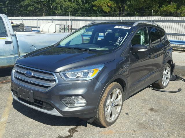 1FMCU0J93HUE15070 - 2017 FORD ESCAPE TIT GRAY photo 2