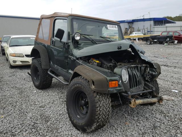 1J4FY19S9VP504942 - 1997 JEEP WRANGLER / GREEN photo 1