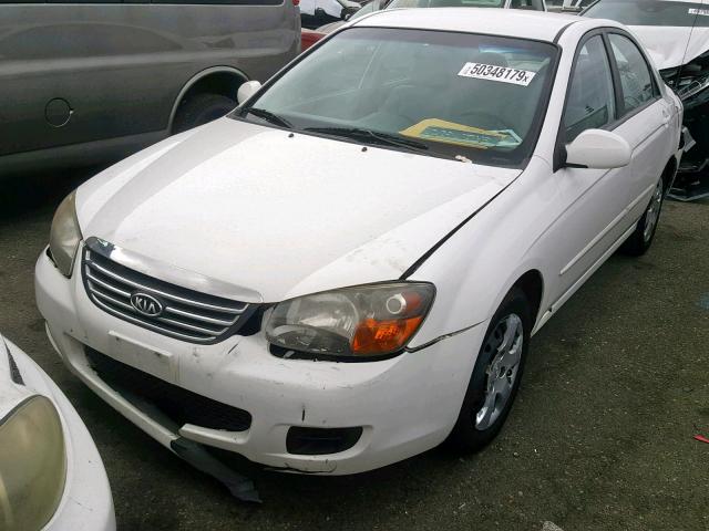 KNAFE222095667749 - 2009 KIA SPECTRA EX WHITE photo 2