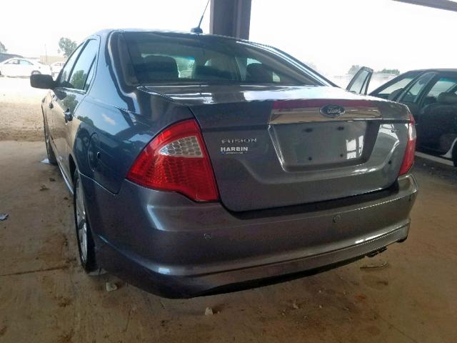 3FAHP0JA5CR431370 - 2012 FORD FUSION SEL GRAY photo 3