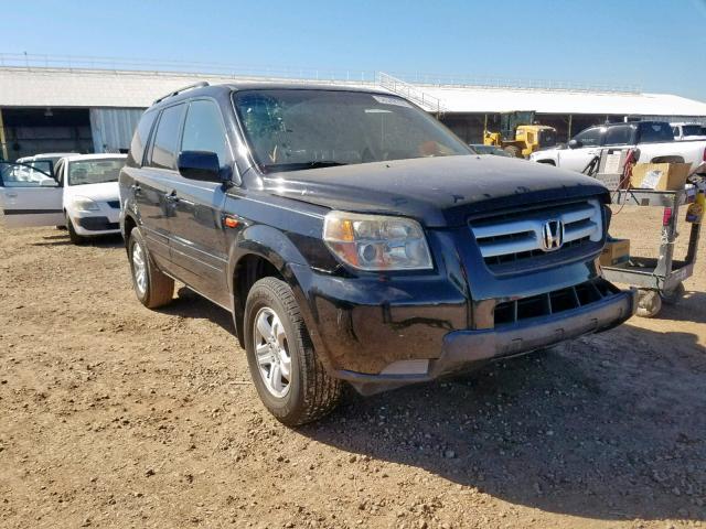 5FNYF28228B010626 - 2008 HONDA PILOT VP BLACK photo 1