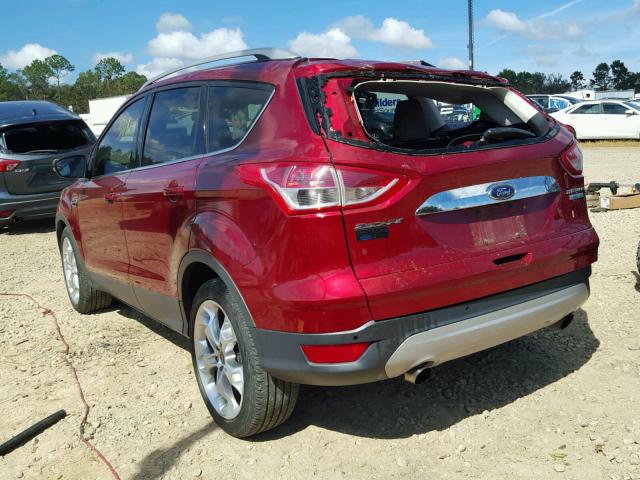 1FMCU0J95EUE34599 - 2014 FORD ESCAPE TIT RED photo 3