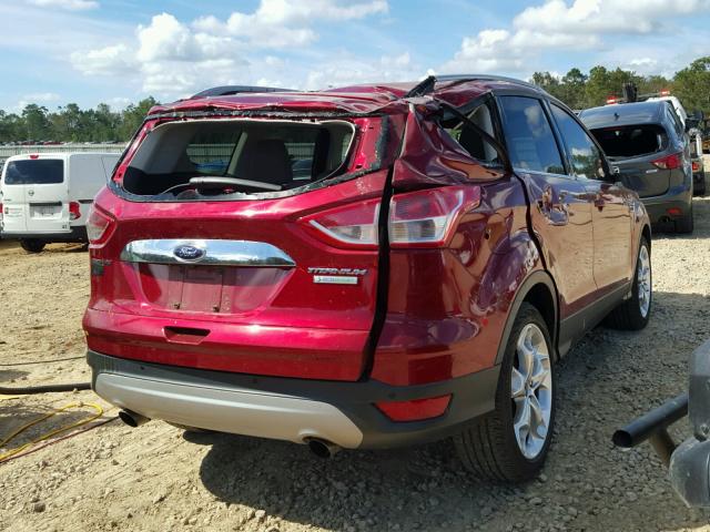 1FMCU0J95EUE34599 - 2014 FORD ESCAPE TIT RED photo 4