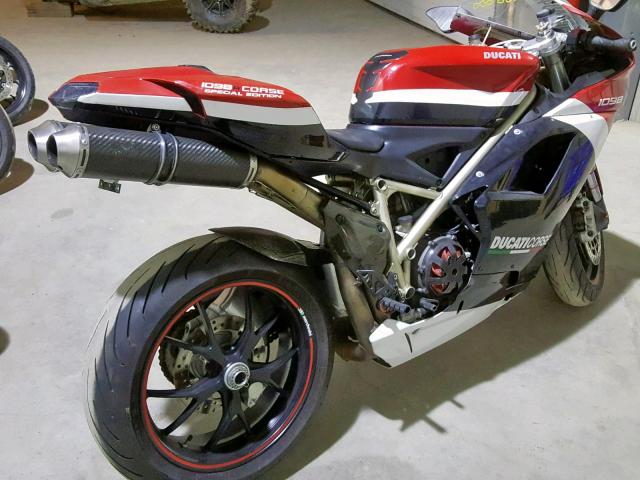 ZDM1XBEW37B004247 - 2007 DUCATI 1098 BASE RED photo 9