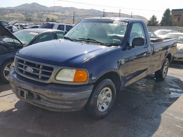 2FTPF17Z24CA70315 - 2004 FORD F-150 HERI BLUE photo 2