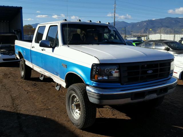 1FTJW36F3VEC85044 - 1997 FORD F350 WHITE photo 1