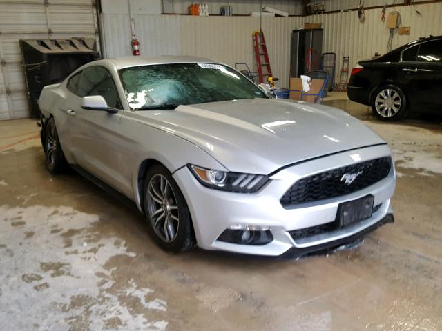 1FA6P8TH7F5344867 - 2015 FORD MUSTANG SILVER photo 1