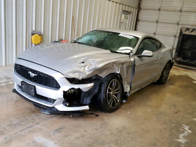 1FA6P8TH7F5344867 - 2015 FORD MUSTANG SILVER photo 2