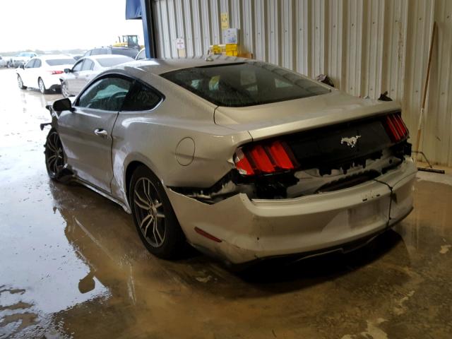 1FA6P8TH7F5344867 - 2015 FORD MUSTANG SILVER photo 3
