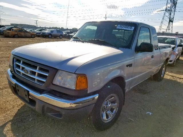 1FTYR14E41PB47208 - 2001 FORD RANGER SUP SILVER photo 2