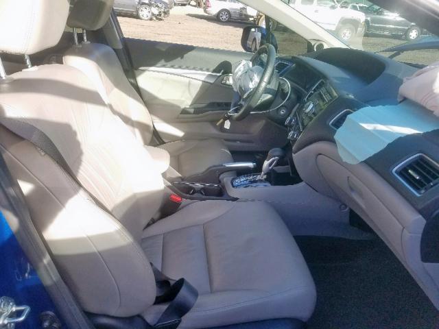 19XFB2F99DE282268 - 2013 HONDA CIVIC EXL 蓝色 照片 5