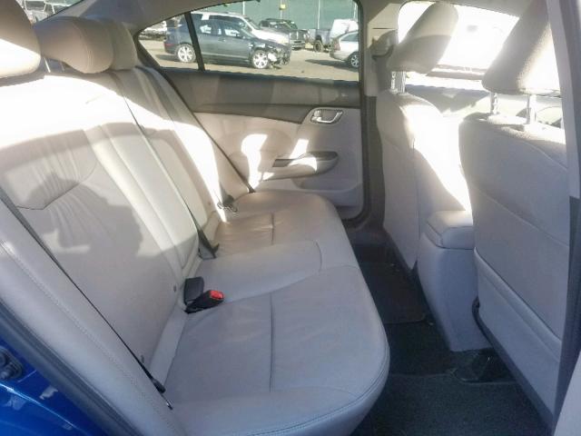 19XFB2F99DE282268 - 2013 HONDA CIVIC EXL 蓝色 照片 6