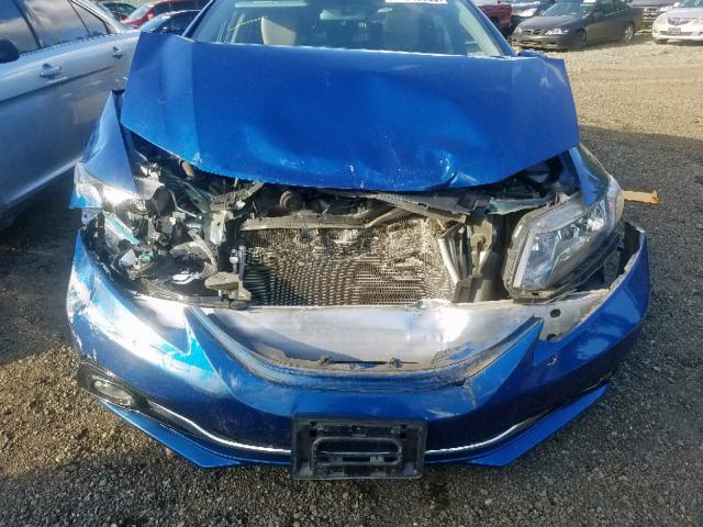 19XFB2F99DE282268 - 2013 HONDA CIVIC EXL 蓝色 照片 9