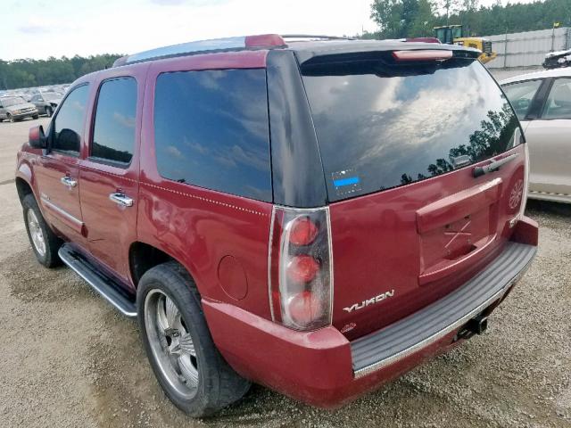 1GKFK63877J143061 - 2007 GMC YUKON DENA BURGUNDY photo 3