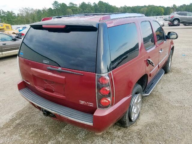 1GKFK63877J143061 - 2007 GMC YUKON DENA BURGUNDY photo 4